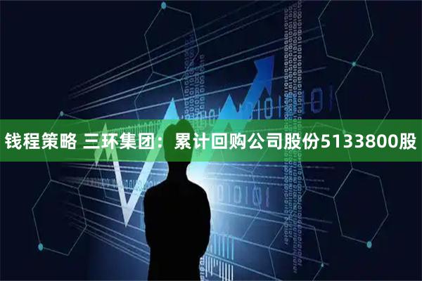 钱程策略 三环集团：累计回购公司股份5133800股