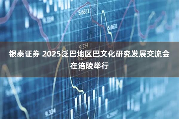 银泰证券 2025泛巴地区巴文化研究发展交流会在涪陵举行